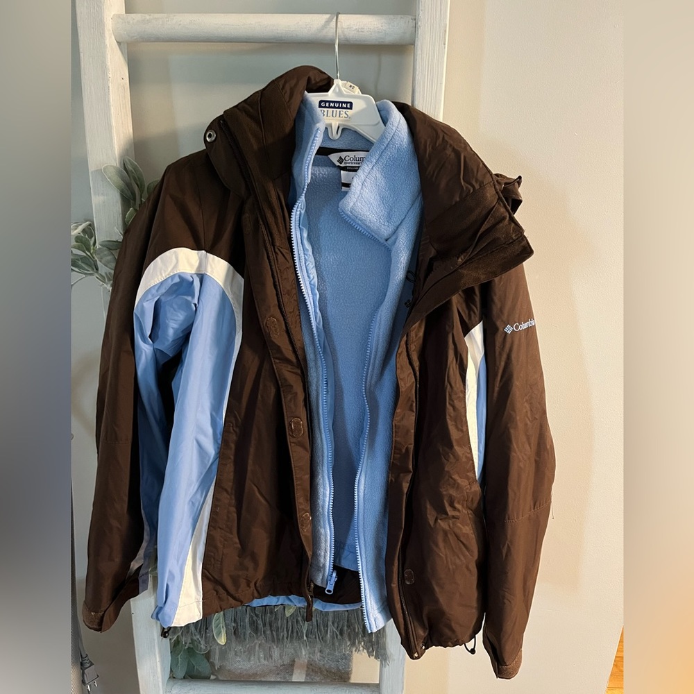 Columbia jacket and snow pants set